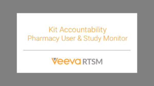 veeva rtsm assuring kit accountability